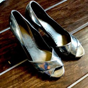 Gianni Bini Silver Heels
